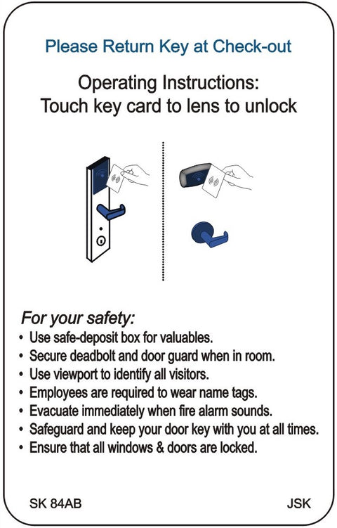 Acculock Hotel RFID Key cards
