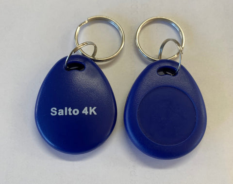 Blue 4K RFID Staff Key Fobs  PFM04KB-10 Salto 4K Contactless FOB