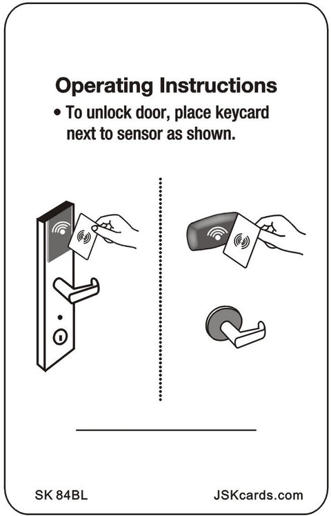 Best Western Rewards Beline RFID keys SK84BL 