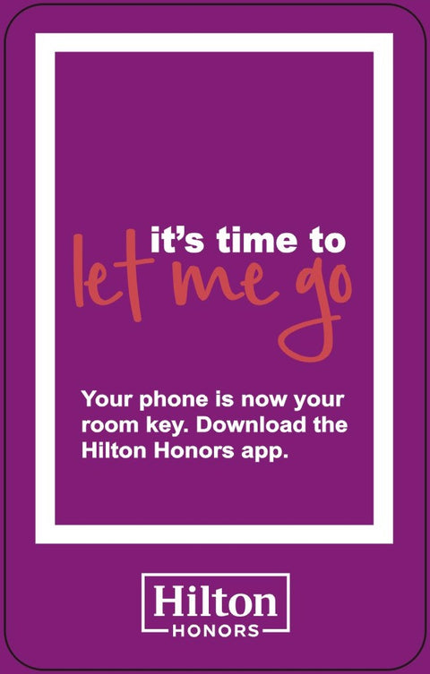 Hilton Honors   RFID Hotel Key cards for Saflok, Onity, Miwa , DormaKaba , Securelox