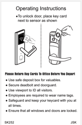 Avid RFID Hotel Key cards for Saflok, Onity, Miwa , DormaKaba Securelox RFID Hotel